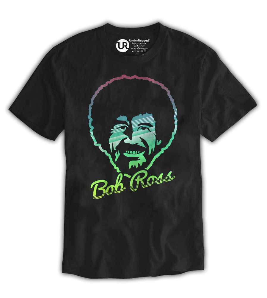 bob ross painting tshirt