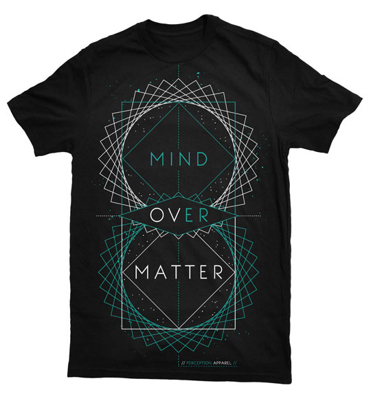 I over mind. T-Shirt illustration.