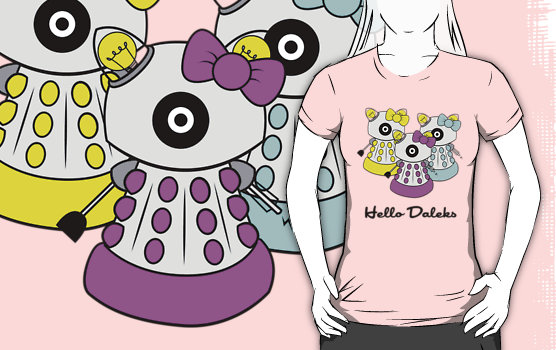 hello dalek t-shirt