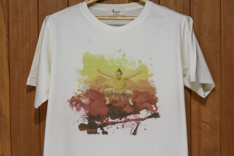 sumo rave organic t-shirt