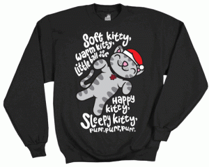 the-big-bang-theory-soft-kitty-santa-hat-adult-black-christmas-sweatshirt-2