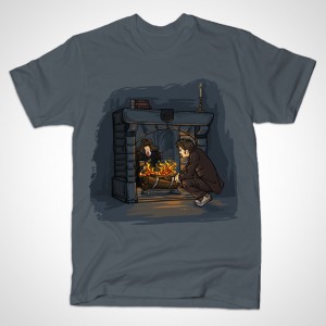 the witch in the fireplace