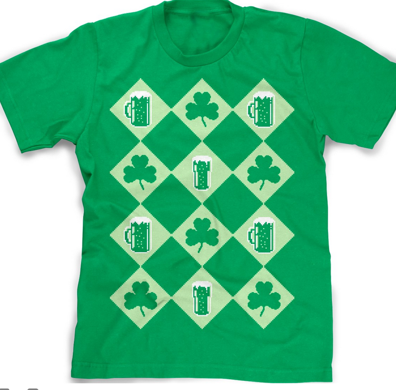 argyle tshirt