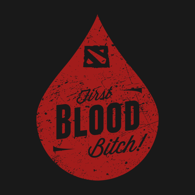 Best DotA 2 Heroes T-shirts blood