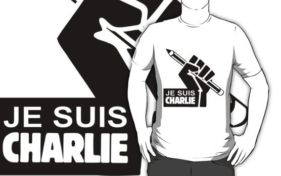 je suis charlie t-shirts punch and pencil