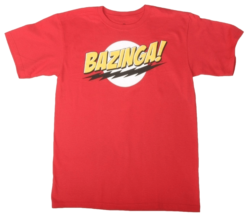 red-bazinga-tshirt-front