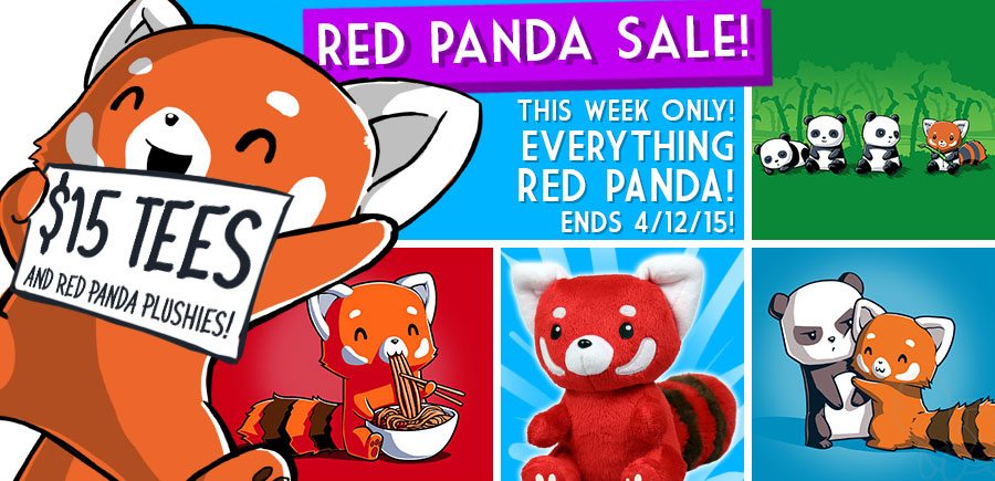 red panda sale