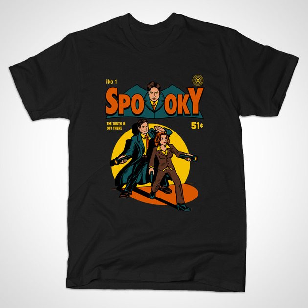 x-files t-shirts spooky