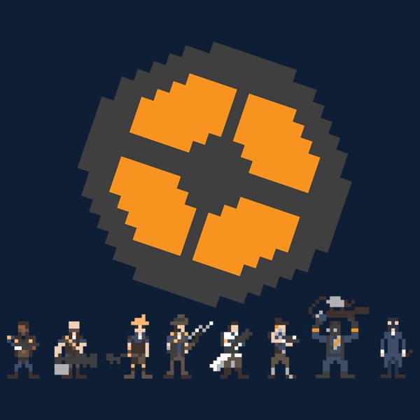 Pixel-Fortress-2-Blu