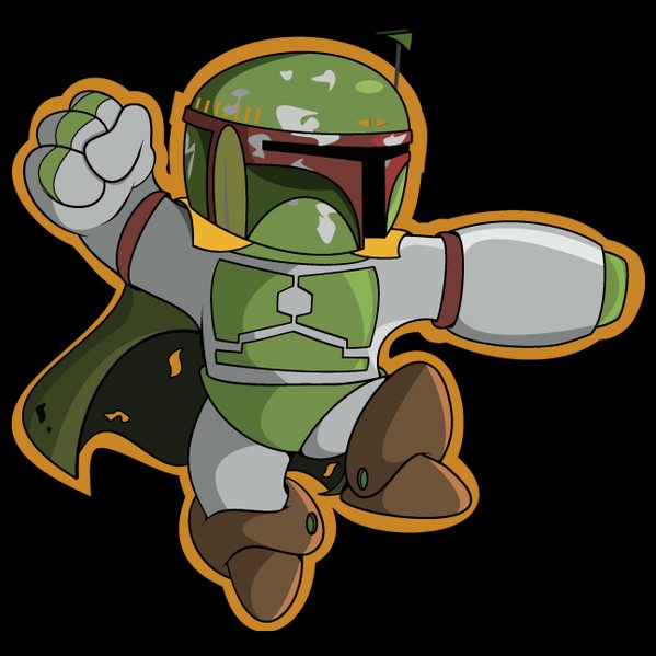 Mega-Man-Boba-Fett-Mash-up