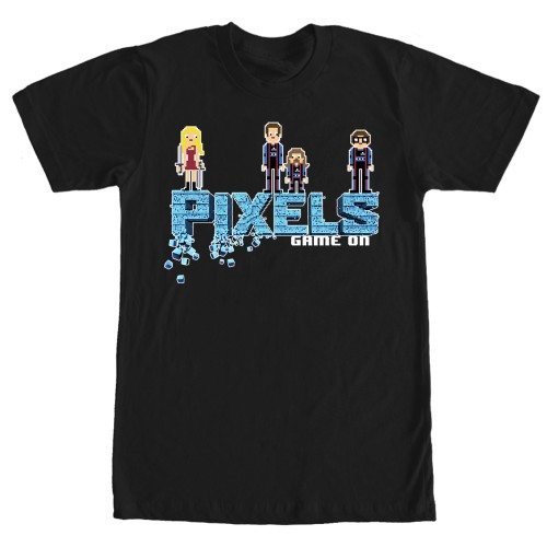 game officially licensed Pixels t-shirts