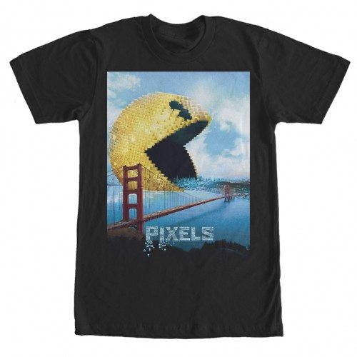 pac-man officially licensed Pixels t-shirts