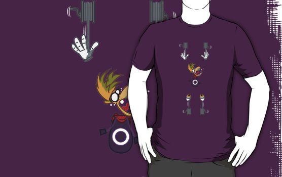 Rayman T-Shirts quartered