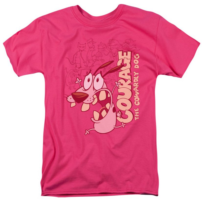 courage-the-cowardly-dog-running-scared-adult-t-shirt-d3c