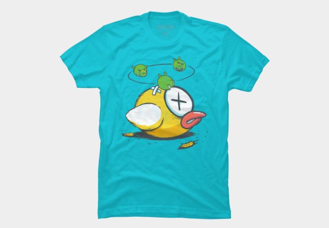 flappy2 Angry Birds t-shirts