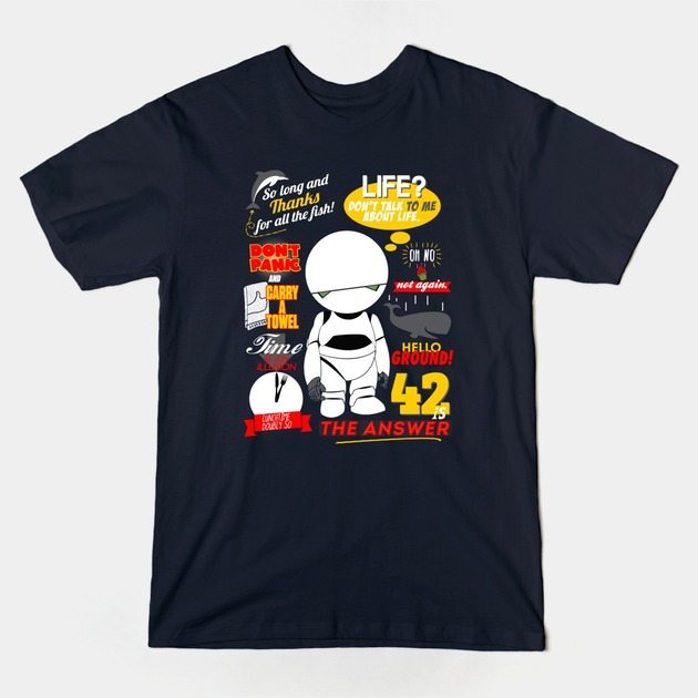 Don’t Panic! We’ve Got The Hitchhiker’s Guide to the Galaxy T-Shirts ...