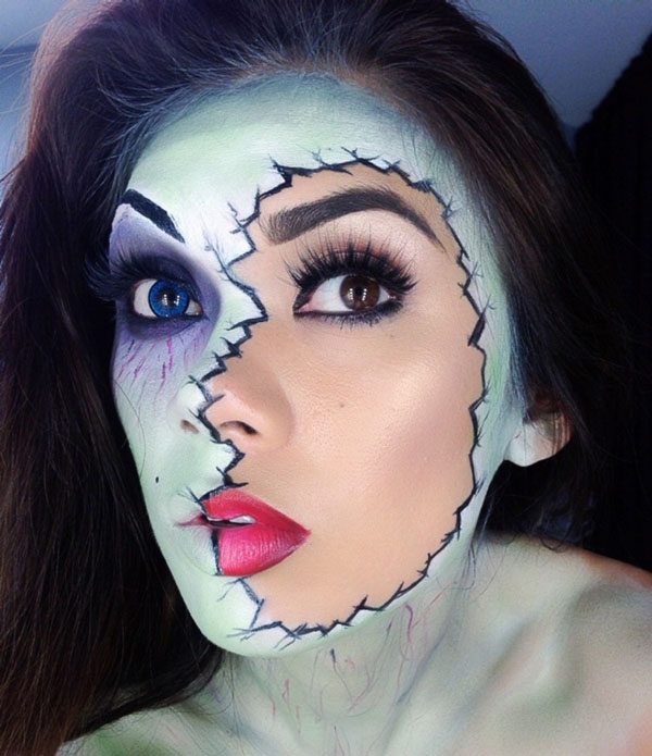 original halloween makeup ideas ice queen