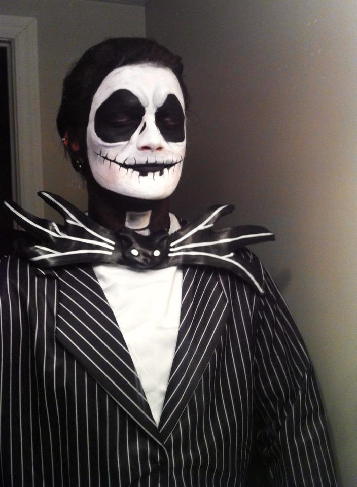 original halloween makeup ideas Jack-Skellington