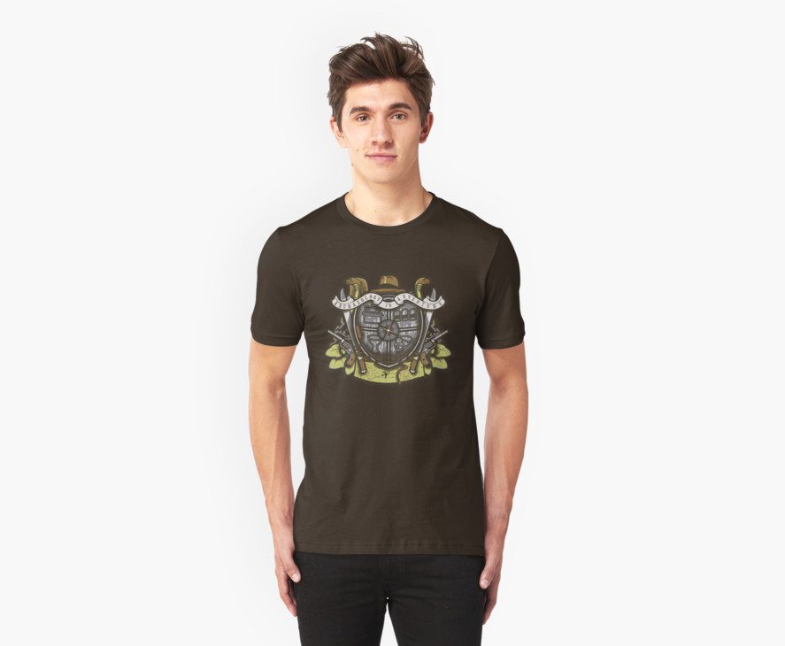 Indiana Jones t-shirts adventurers crest