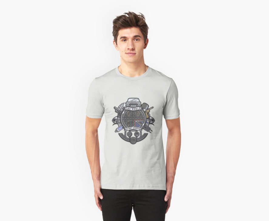 James Bond t-shirts bond crest