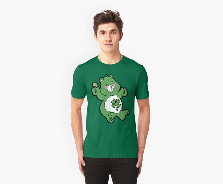 Care Bears t-shirts good luck care bear