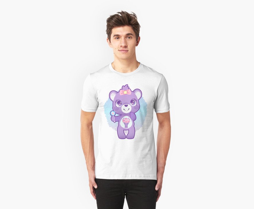 Care Bears t-shirts sgare bear rb