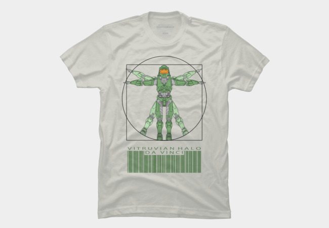 halo t-shirts vitruvian halo2