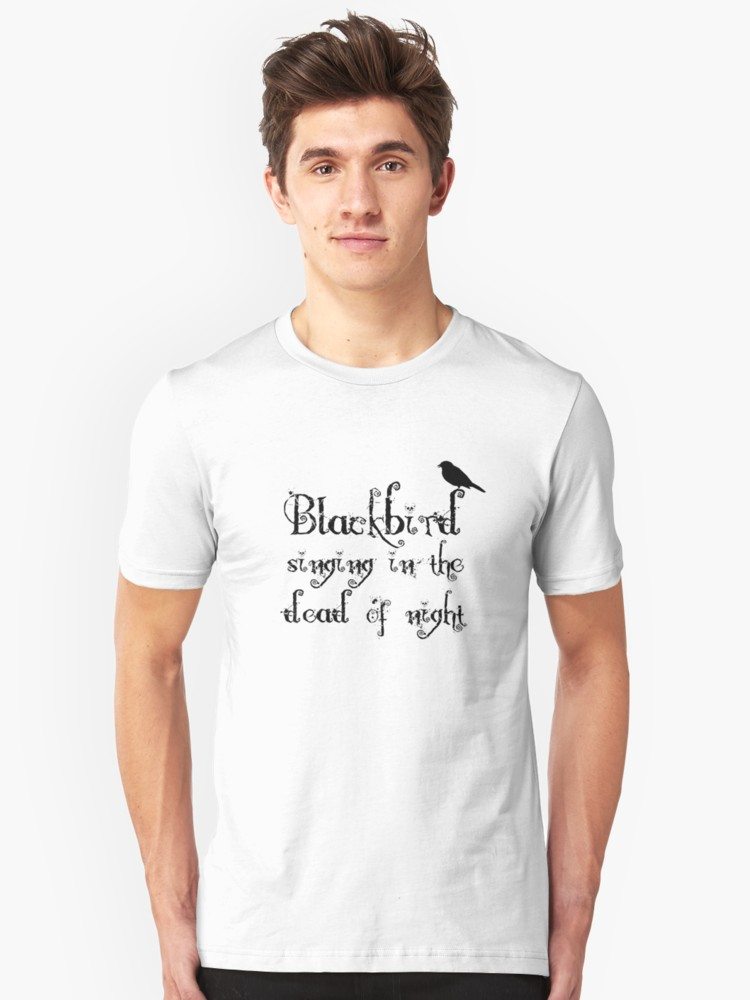 beatles blackbird t shirt