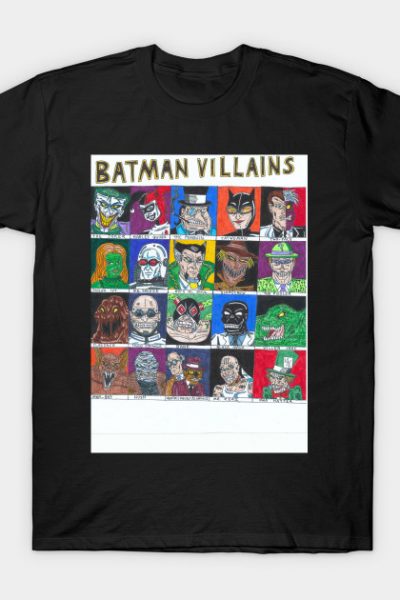 batman villains shirt