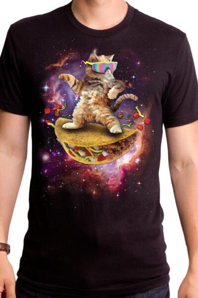 AWESOME CAT MEN’S T-SHIRT