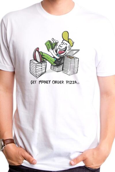 GET MONEY ORDER PIZZA TOON MEN’S T-SHIRT