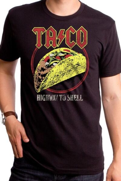 TACO HIGHWAY TO SHELL MEN’S T-SHIRT