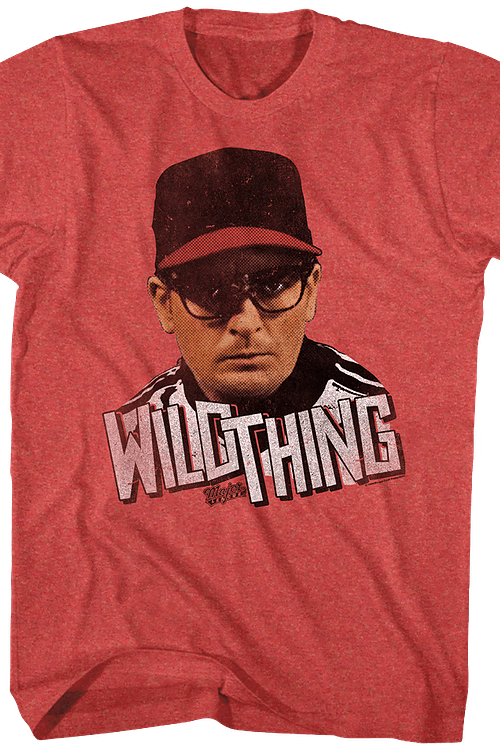 WILD THING RICKY VAUGHN CARTOON BASEBALL SHIRT – OldSkool Shirts