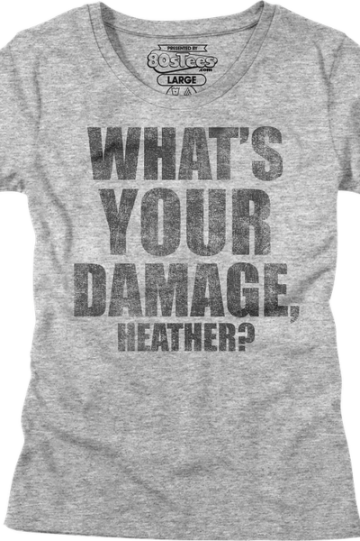 Womens What’s Your Damage Heathers Shirt