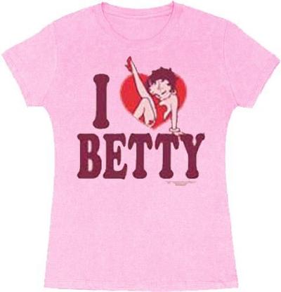 Betty Boop I Heart Love Betty