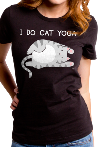 CAT YOGA WOMEN’S T-SHIRT