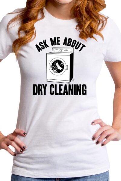 DRY CLEANING WOMEN’S T-SHIRT