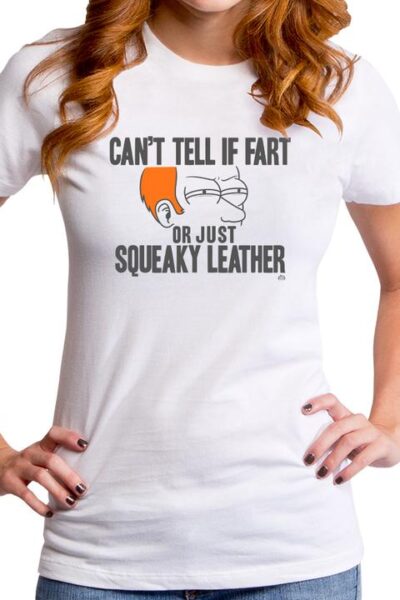 FART OR LEATHER WOMEN’S T-SHIRT