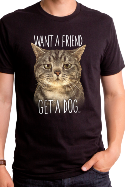 GET A DOG MEN’S T-SHIRT