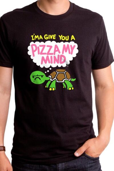 GIVE YOU A PIZZA MY MIND MEN’S T-SHIRT