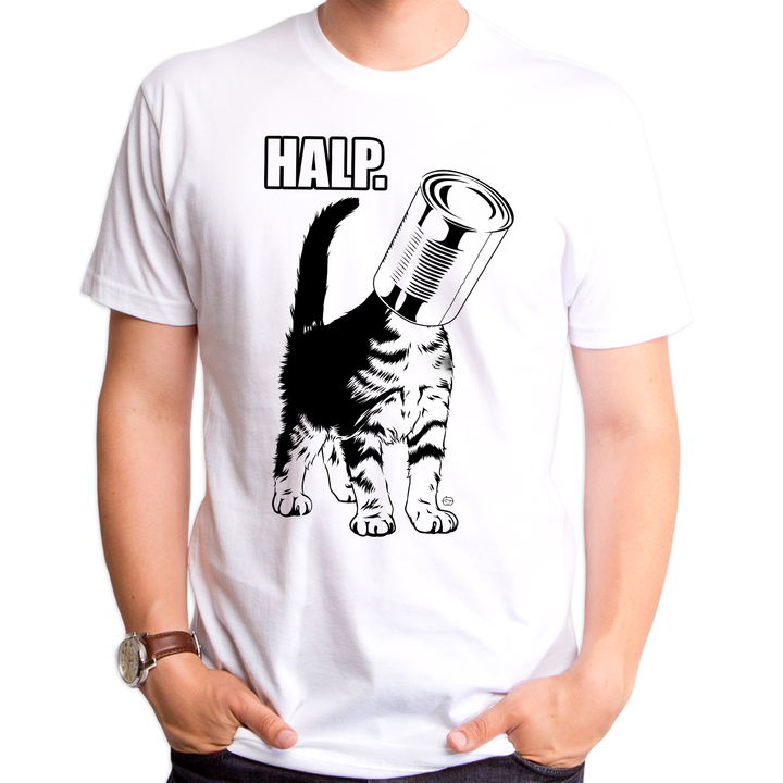 Slapshot Hockey Cat T-Shirt - Cat Bandit
