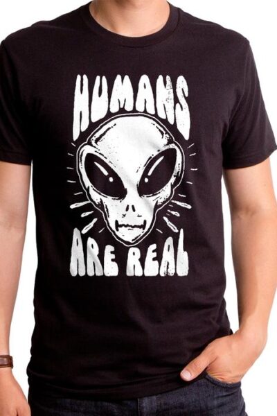 HUMANS ARE REAL MEN’S T-SHIRT