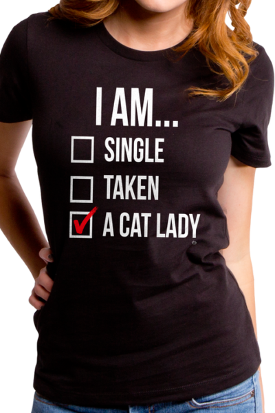 I AM A CAT LADY WOMEN’S T-SHIRT