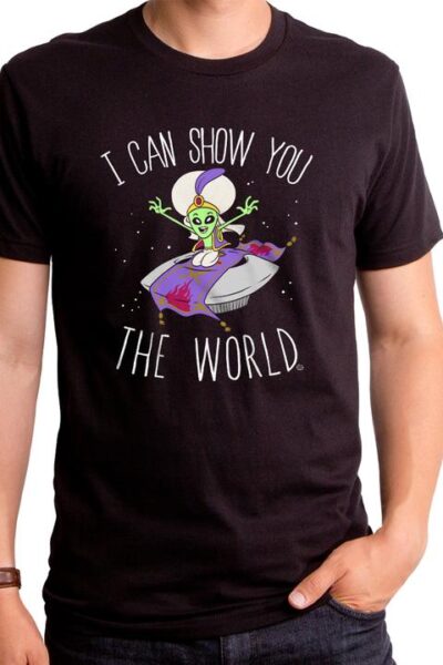 I CAN SHOW YOU THE WORLD MEN’S T-SHIRT
