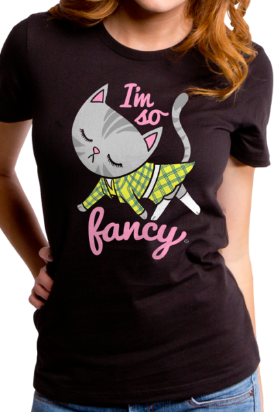 I’M SO FANCY CAT WOMEN’S T-SHIRT