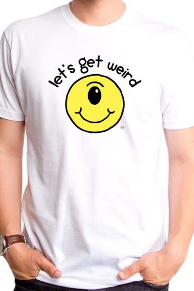 LET’S GET WEIRD MEN’S T-SHIRT