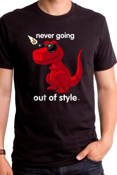 NEVER GOING OUT OF STYLE DINO MEN’S T-SHIRT