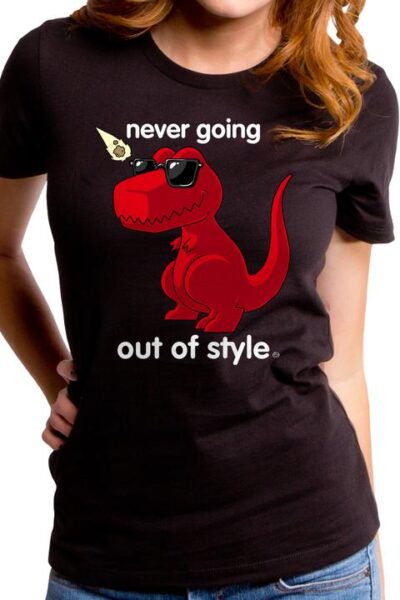 NEVER GOING OUT OF STYLE DINO WOMEN’S T-SHIRT