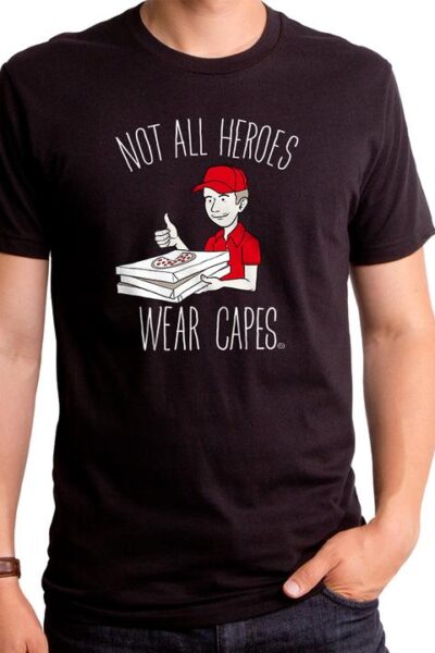 NOT ALL HEROES WEAR CAPES MEN’S T-SHIRT