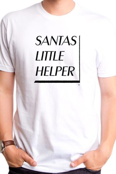 SANTA’S LITTLE HELPER MEN’S T-SHIRT